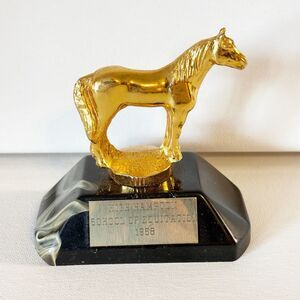 High Hampton School Of Equitation 1958 Horse Trophy Award